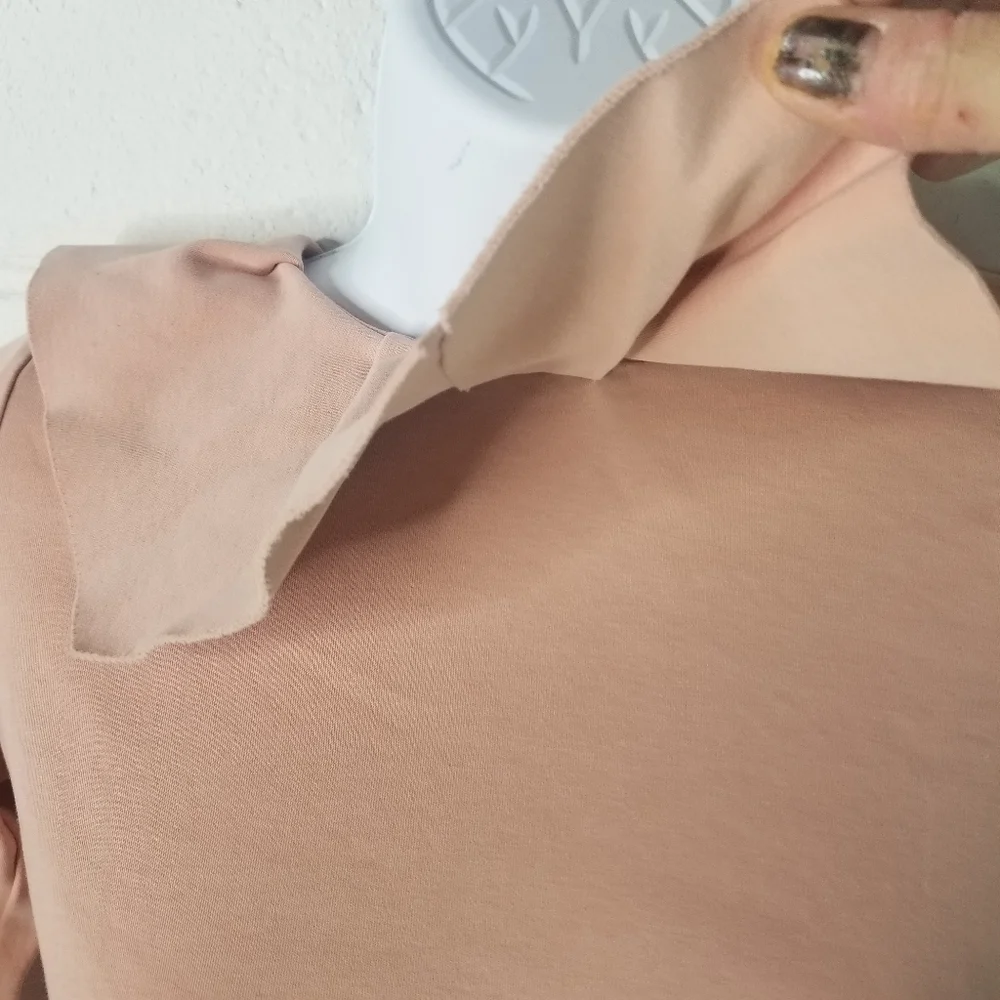COS pink collar peter pan top